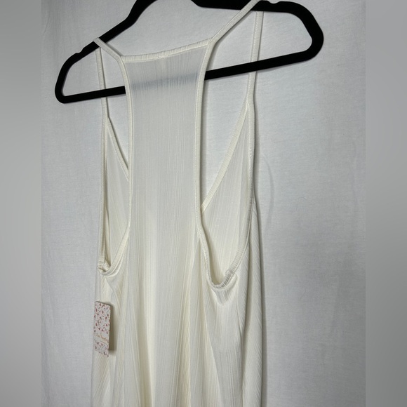 Intimately Free People White Slinky Slink Racerback Top NWT - Picture 9 of 12